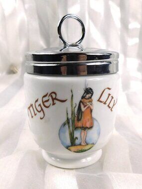 Royal Worcester Large Egg Coddler in Tiger Lily # 27169